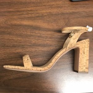 NWOT Ann Taylor cork Block Heels size 9